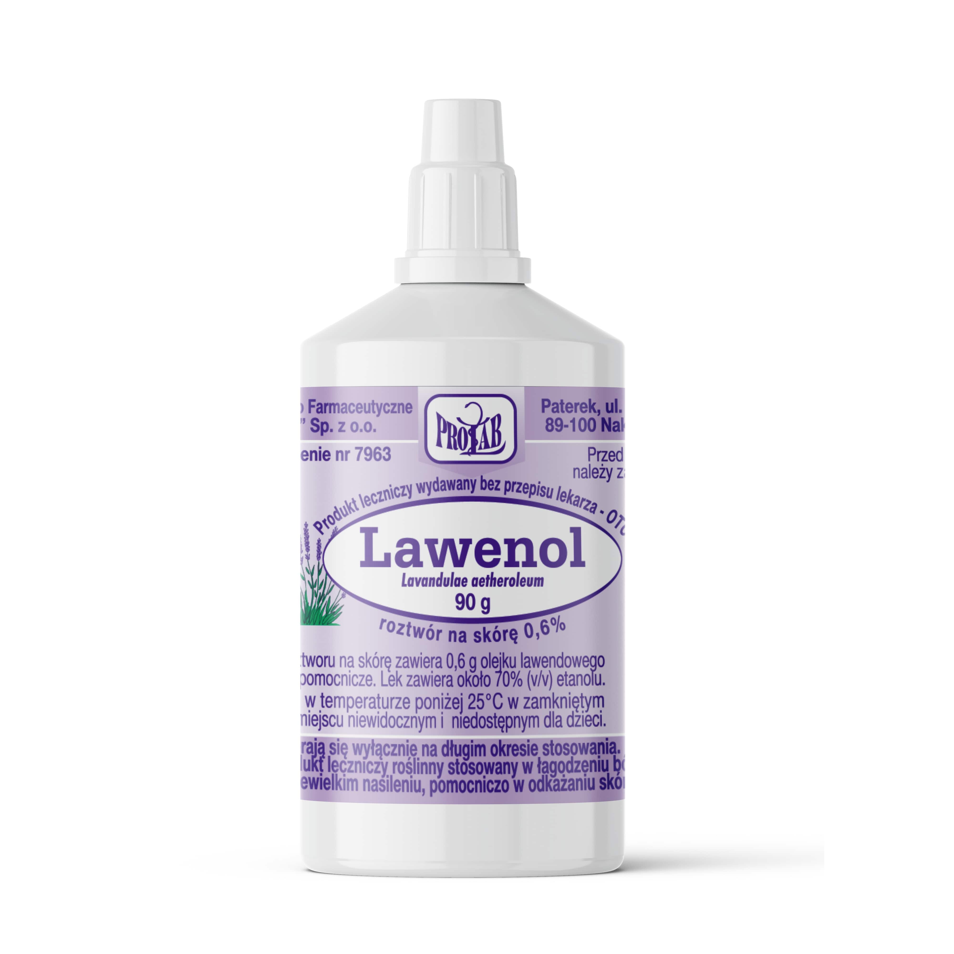 Lawenol , płyn wspomagający w bólach mięśniowo- stawowych, 90 g