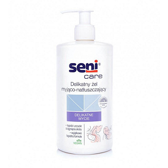 Seni Care, delikatny żel myjąco-natłuszczający, 500 ml
