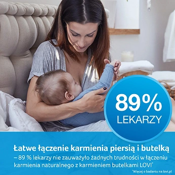 Lovi Butelka Medical+ , do karmienia o pojemności 330 ml 0cm+, 1 szt.