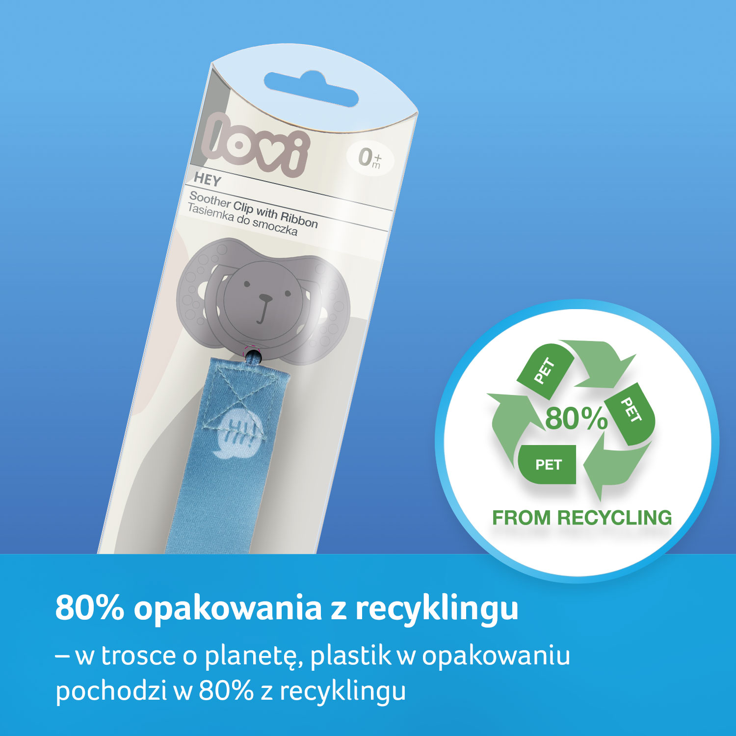 Lovi Hey, tasiemka do smoczka, 1 szt.