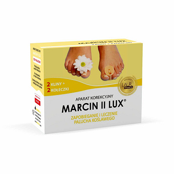 Aparat korekcyjny Marcin II, na dzień, 2 kliny + 2 kołeczki