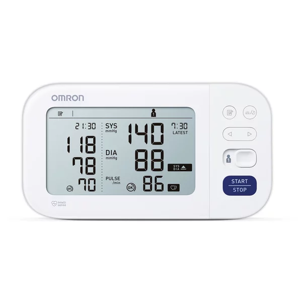 Omron Ciśnieniomierz naramienny , M6 Comfort White, 1 szt.