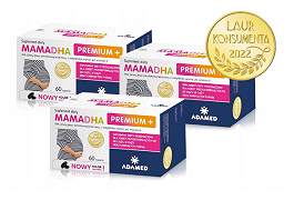 MamaDHA Premium+ 3 szt. 180 kapsułek