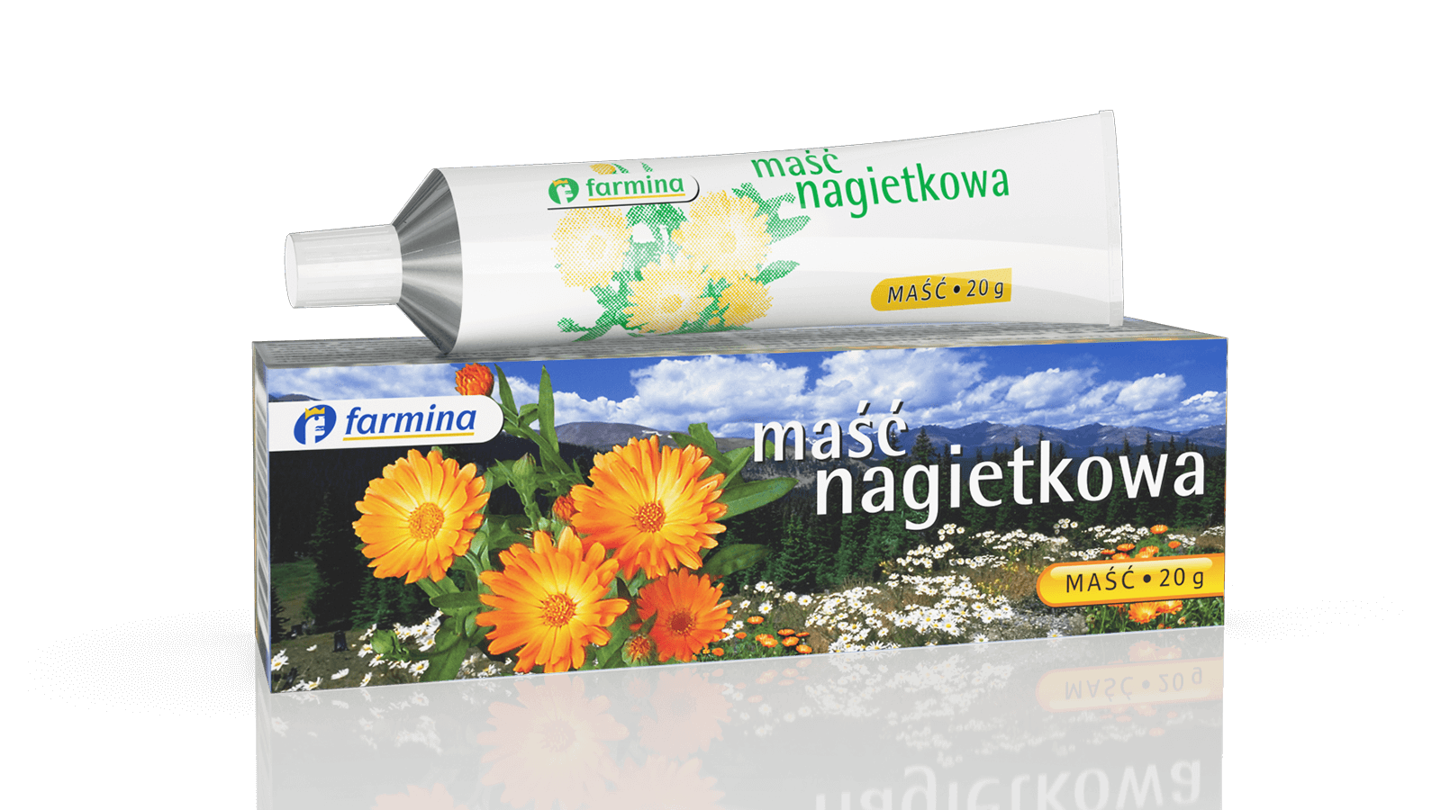 Maść nagietkowa na stany zapalne skóry, 20 g