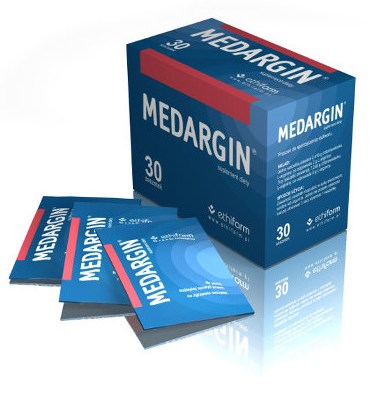 Medargin  preparat uzupełniający codzienną dietę w argininę, 30 sasz.