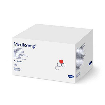 Kompresy MEDICOMP, niejałowe, 10 cm x 20 cm, 100 szt.