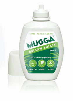 Mugga, balsam kojący na ukąszenia komarów i poparzenia, 50 ml