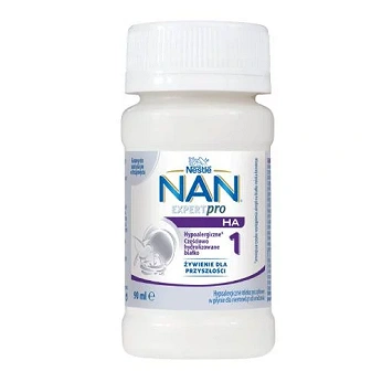 NAN Expert pro H.A. 1, mleko początkowe w płynie dla niemowląt od urodzenia, 32 szt. po 90 ml