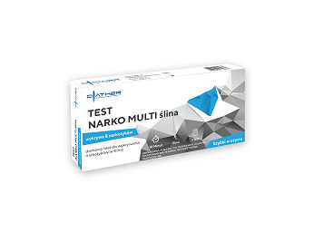 Test Narko Multi ślina, domowy do wykrywania narkotyków w ślinie, 1 szt.