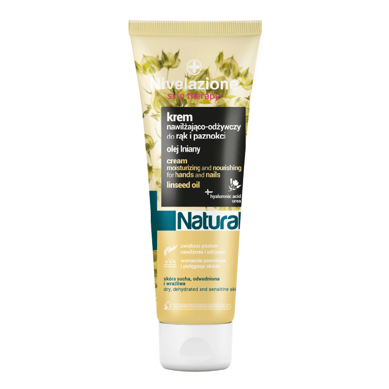 Nivelazione Skin Therapy nawilżająco-odżywczy krem do rąk i paznokci z olejem lnianym, 100 ml