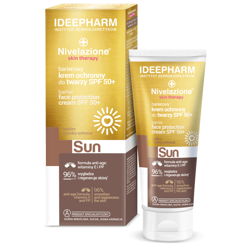 Nivelazione Skin Therapy Sun krem barierowy ochronny do twarzy SPF 50+