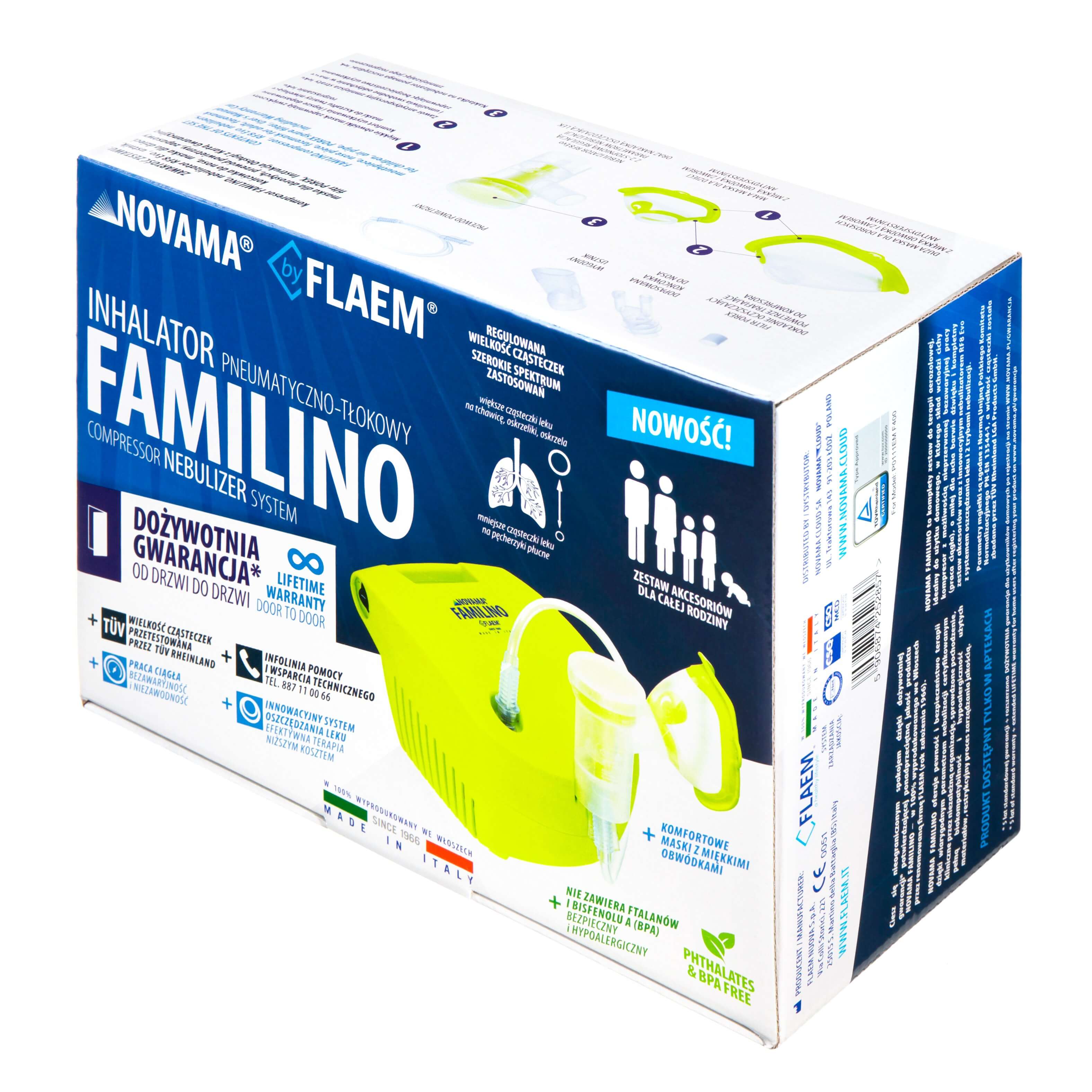 NOVAMA Familino Inhalator, pneumatyczno-tłokowy, 1 szt.