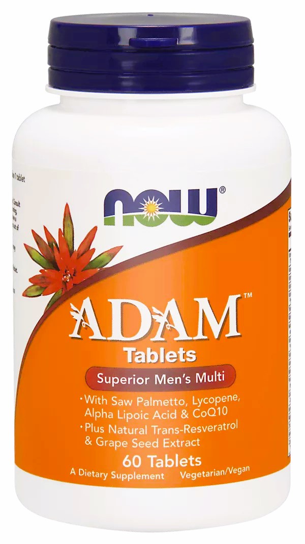Now Foods Adam , Witaminy i Minerały dla mężczyzn, 60 tabletek