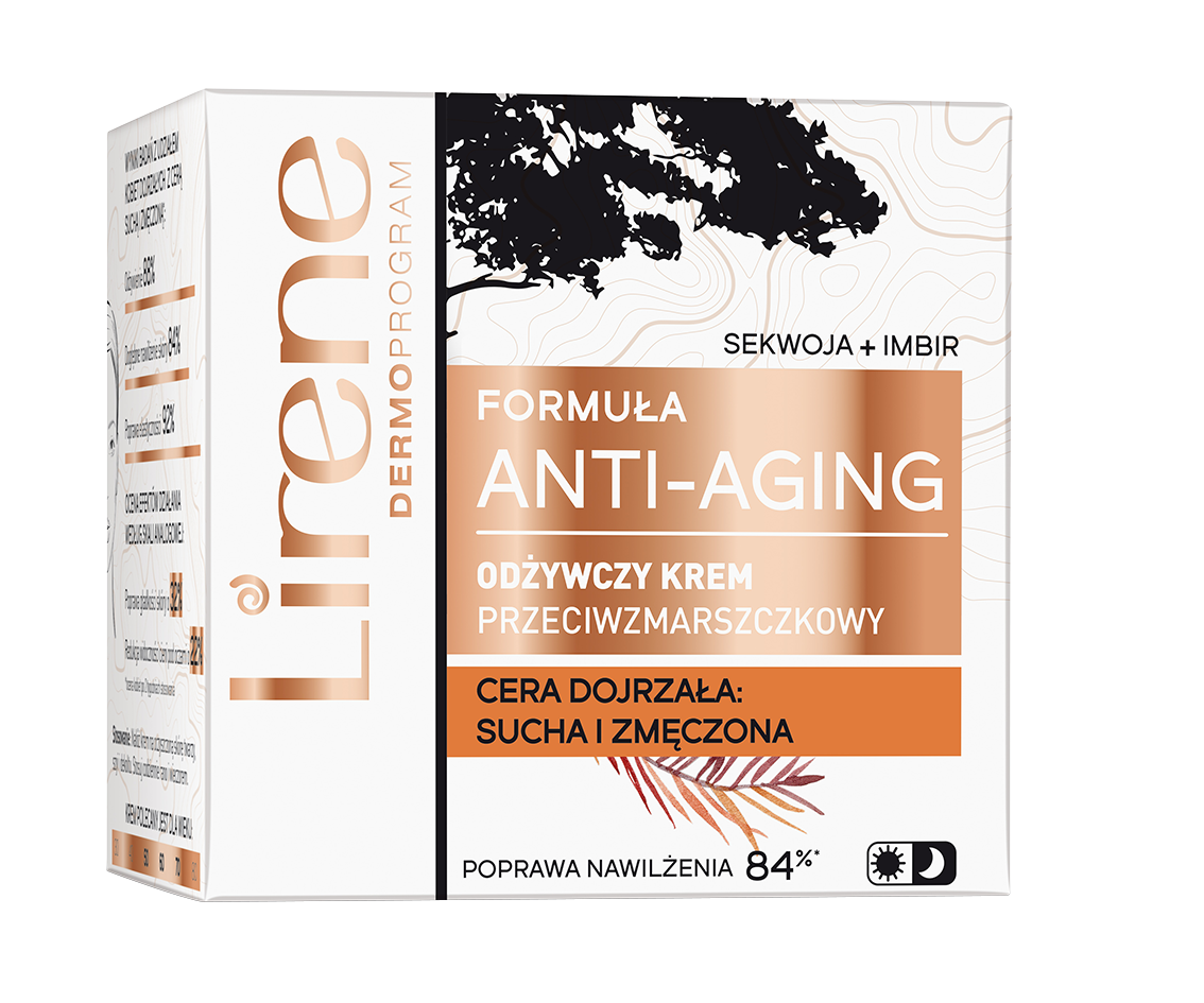Lirene Formuła Anti-Aging, krem odżywczy, przeciwzmarszczkowy, 50 ml