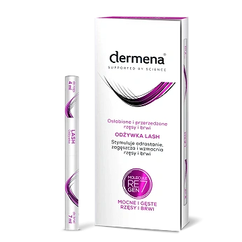 Dermena Lash , odżywka stymulująca odrastanie rzęs i brwi, 11 ml