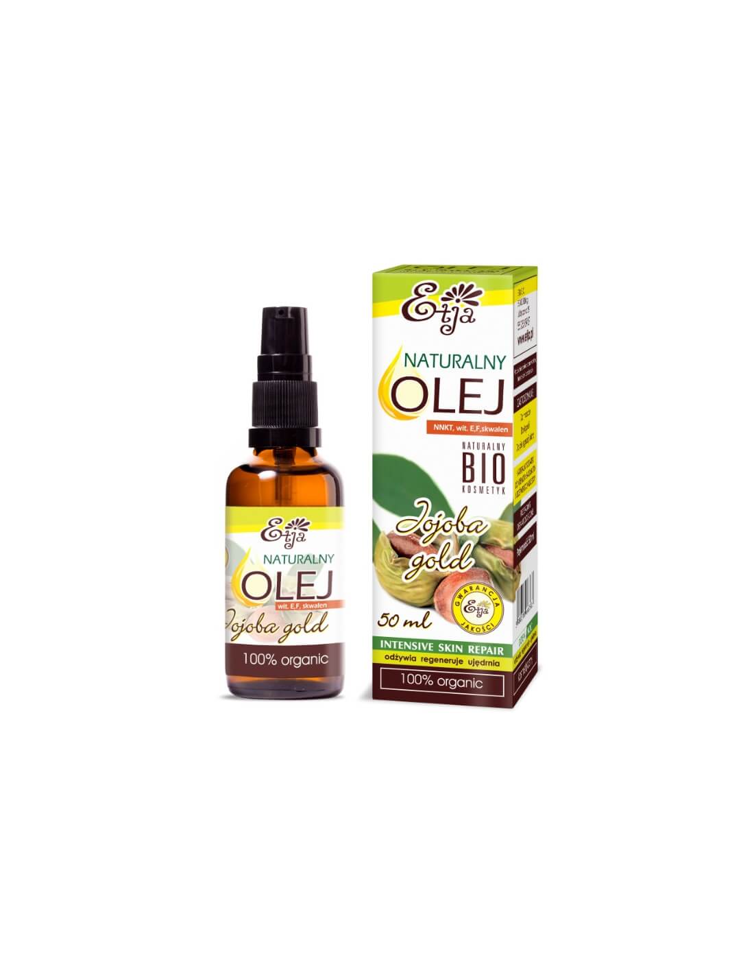 ETJA Naturalny Olejek jojoba  odżywiający i regenerujący skórę, 50 ml