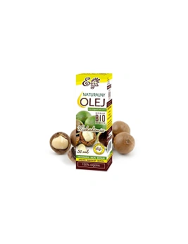 Olej z orzechów Macadamia BIO, o działaniu ujędrniającym i odżywiającym, 50 ml