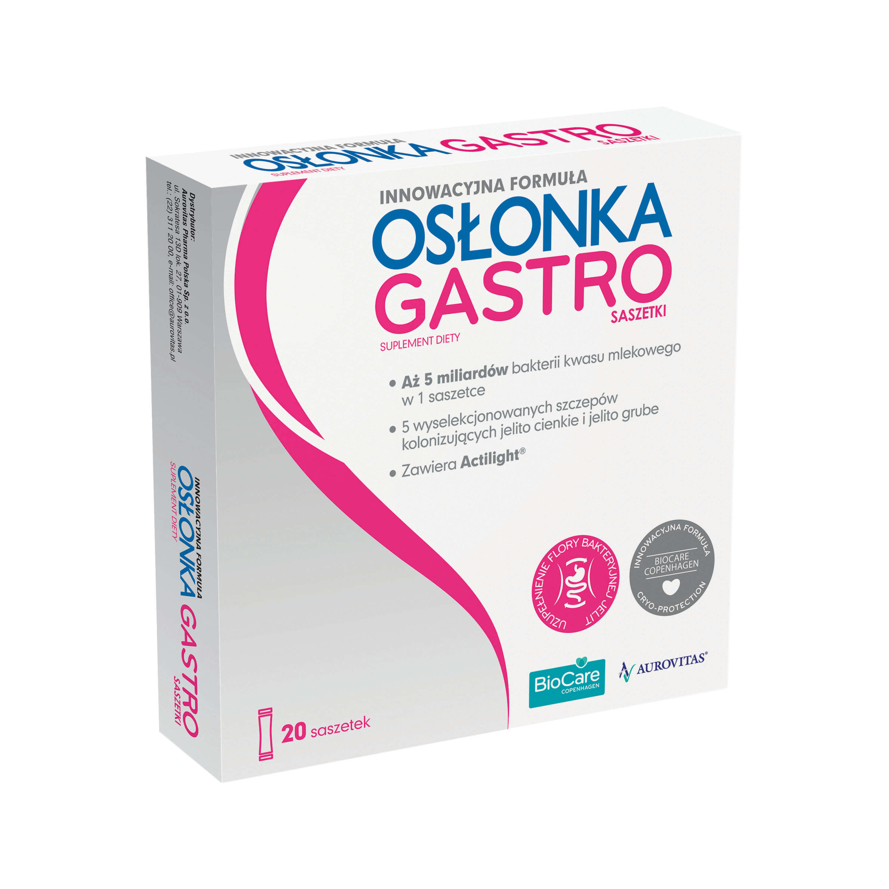 Osłonka Gastro, proszek, 20 sasz.