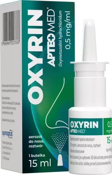 Oxyrin APTEO MED , aerozol do nosa, 15 ml
