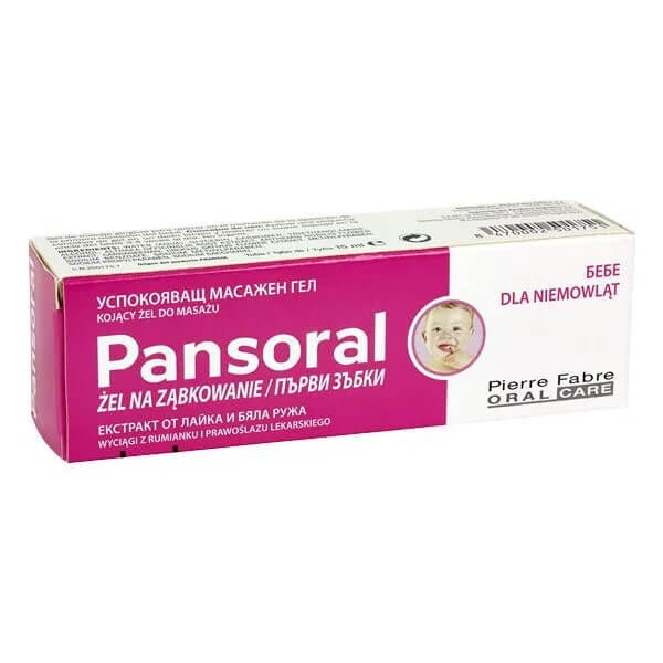 Pansoral, żel kojący na ząbkowanie, 15 ml