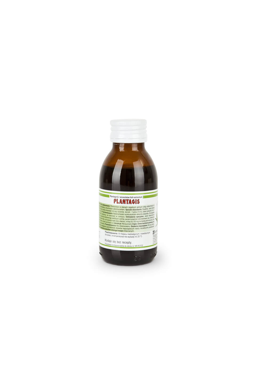 Plantagis syrop wspomagający w zapaleniu górnych dróg oddechowych, 125 g