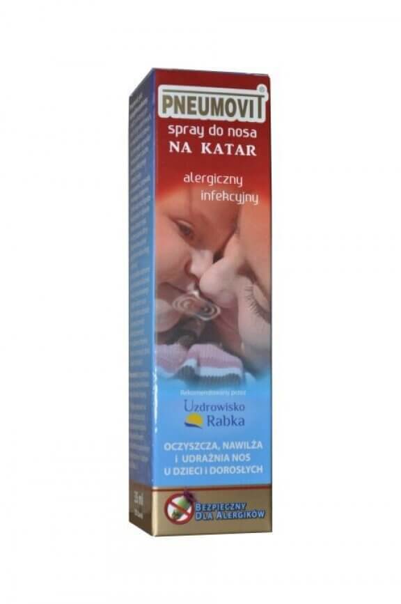 Pneumovit, spray do nosa na katar, 35 ml