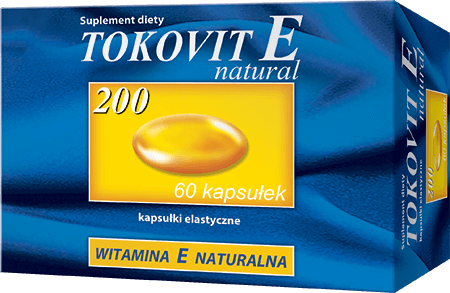 Tokovit E 200 natural, kapsułki z witaminą E, 60 szt.