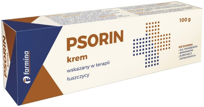 Psorin krem wskazany w terapii łuszczycy, 100 g