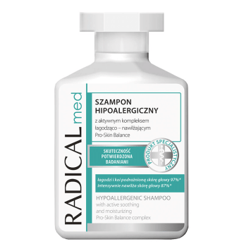 IDEEPHARM RADICAL MED, szampon hipoalergiczny dla wrażliwej skóry głowy, 300 ml