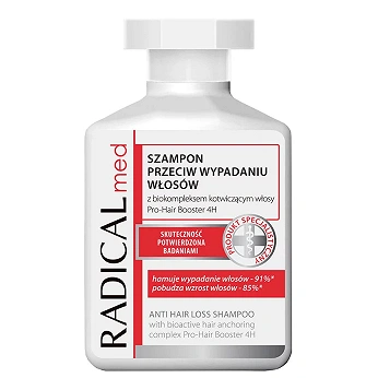 IDEEPHARM RADICAL MED, szampon przeciw wypadaniu włosów z kompleksem kotwiczącym włosy, 300 ml