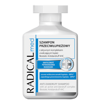 IDEEPHARM RADICAL MED, szampon przeciwłupieżowy z aktywnym kompleksem zwalczającym łupież, 300 ml