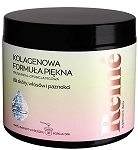 Reme Kolagenowa Formuła Piękna proszek ze składnikami wspomagającymi skórę włosy i paznokcie o smaku truskawka-opuncja figowa, 150 g