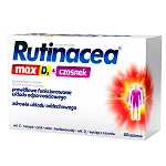 Rutinacea Max D3 + Czosnek tabletki ze składnikami wspomagającymi odporność, 60 szt