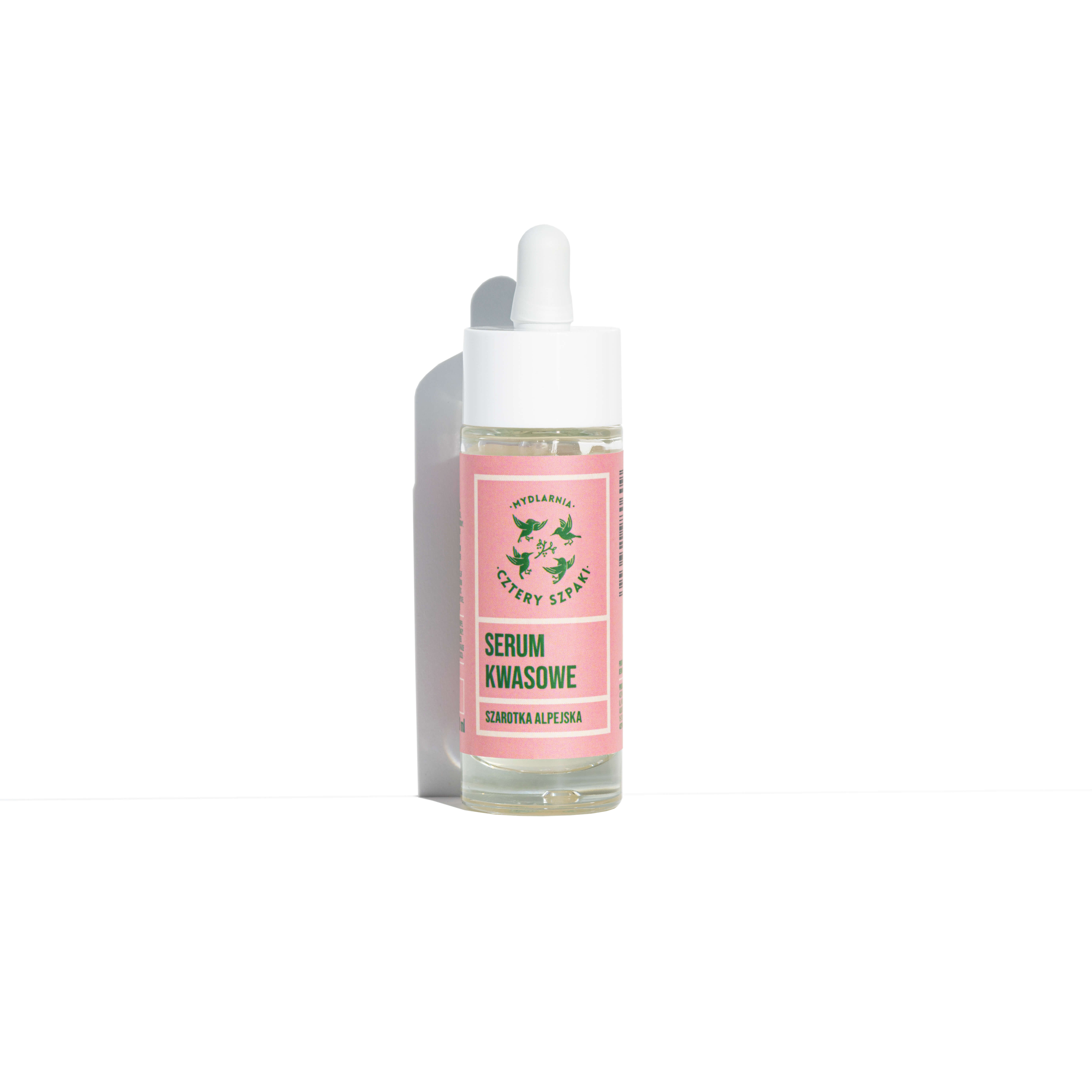 4Szpaki Serum kwasowe - Szarotka Alpejska, do twarzy, 30 ml