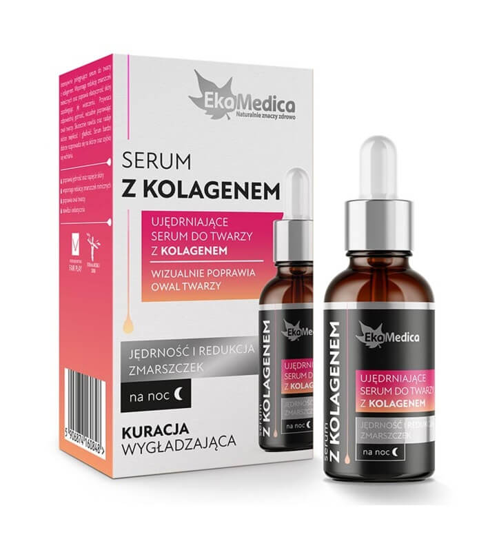 Ekamedica serum do twarzy z kolagenem  na noc, 20 ml