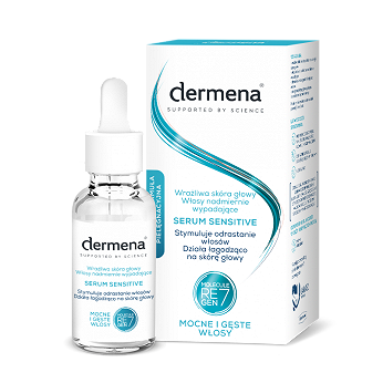 Dermena Sensitive, serum stymulujące odrastanie włosów, 50 ml