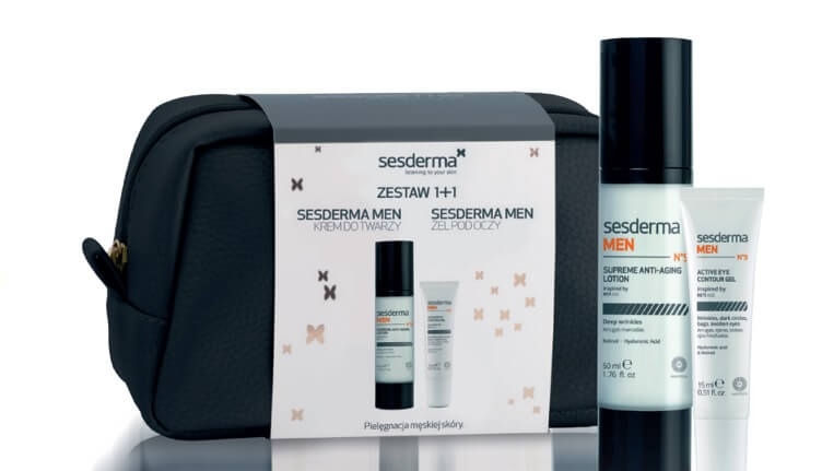 SESDERMA zestaw, SESDERMA MEN krem do twarzy 50 ml + SESDERMA MEN krem pod oczy – 15 ml