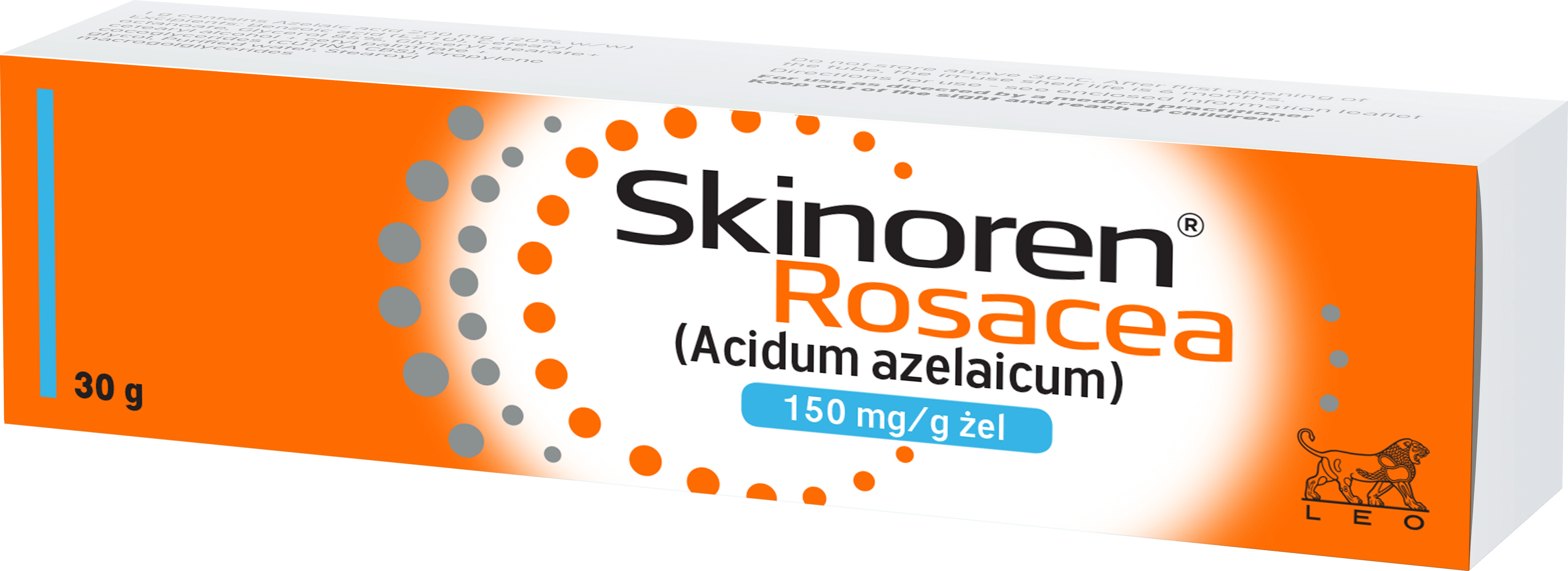 Skinoren Rosacea żel leczniczy na trądzik różowaty do stosowania miejscowego, 30 g