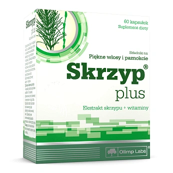 Olimp Skrzyp Plus, kapsułki uzupełniające dietę w bioaktywne składniki skrzypu i witaminy, 60 szt.