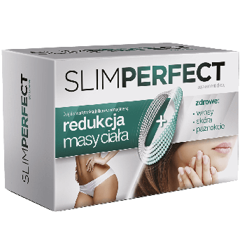Slimperfect , tabletki ze składnikami wspierającymi redukcję masy ciała, 60 szt.
