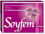 Soyfem tabletki ze składnikami łagodzącymi objawy menopauzy, 60 szt.
