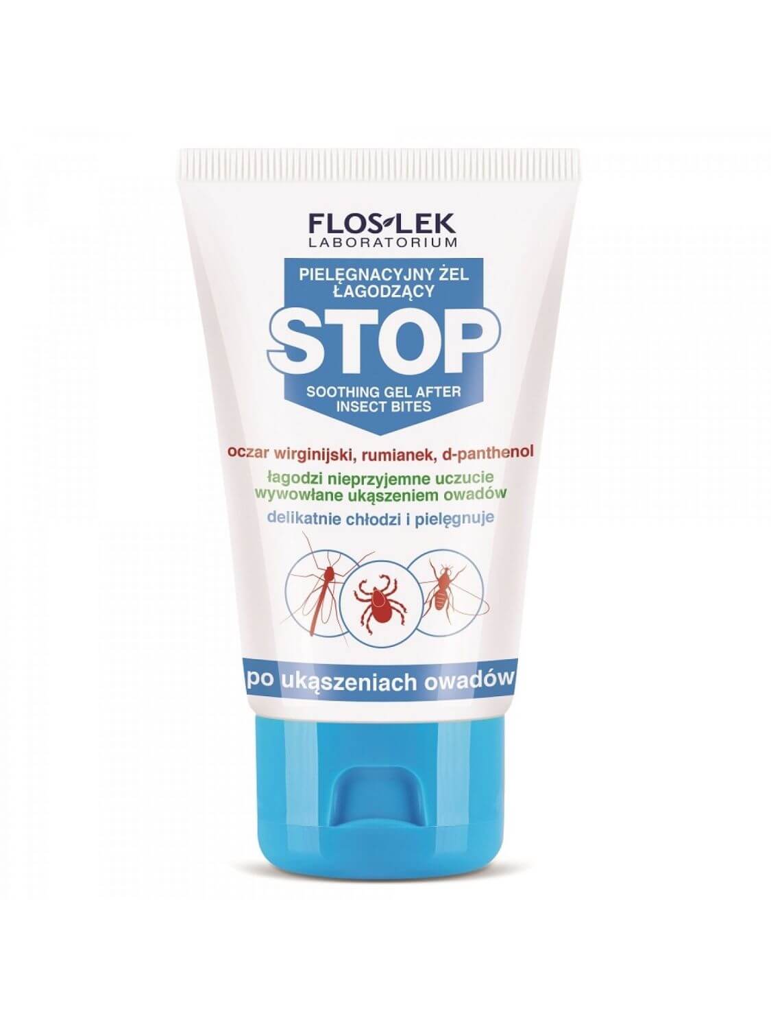 Flos-Lek Stop, żel łagodzący po ukąszeniu owadów, 50 ml