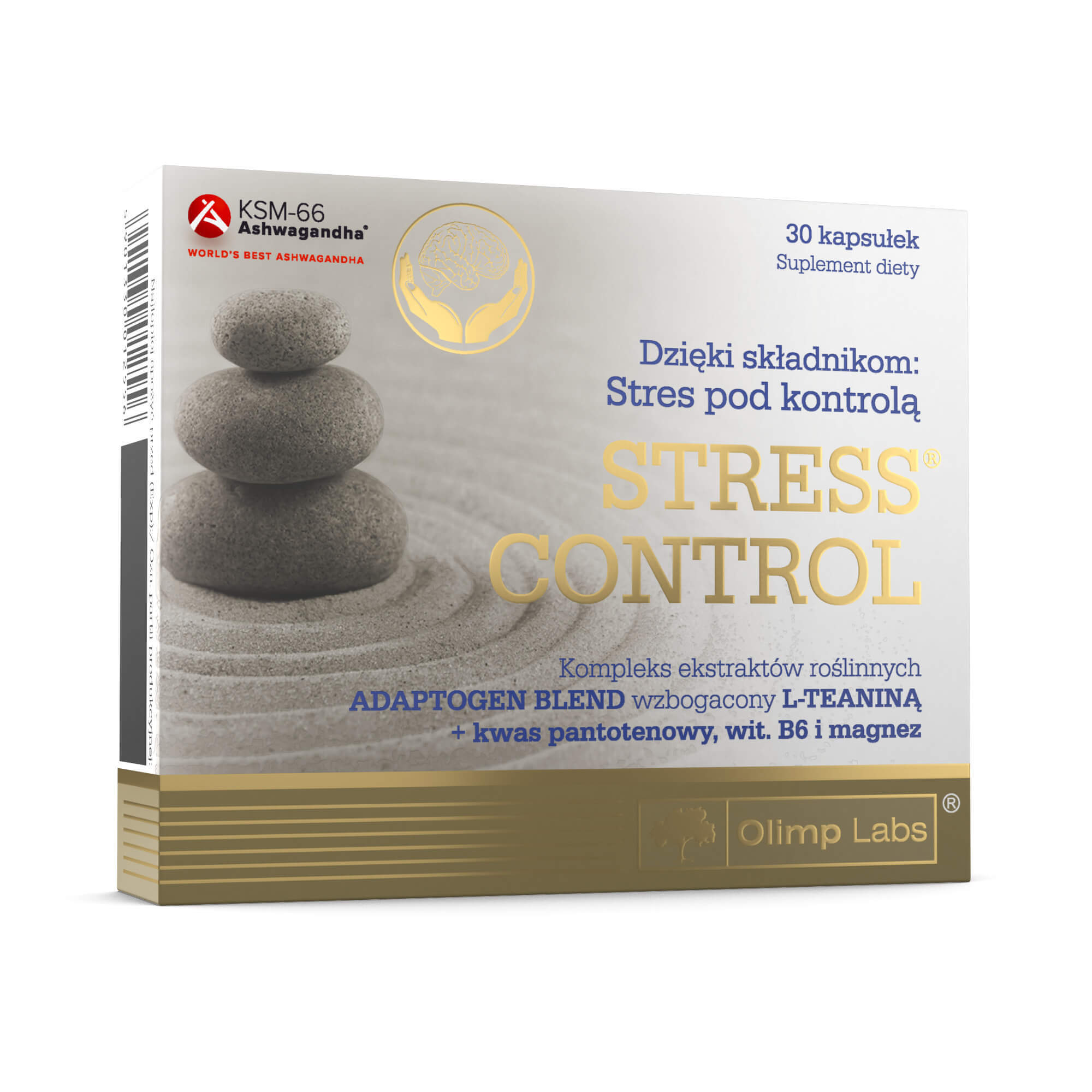 Olimp Stress Control  kapsułki z kompleksem ekstraktów roślinnych na stres, 30 szt.