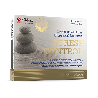 Olimp Stress Control , kapsułki z kompleksem ekstraktów roślinnych na stres, 30 szt.