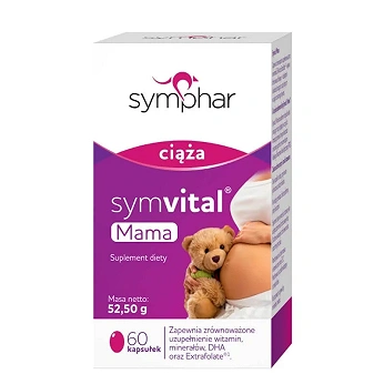 Symvital Mama , kapsułki dla kobiet w ciąży, 60 szt.