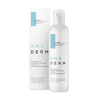 AMADERM , szampon przeciwłupieżowy nawilżający, 150 ml