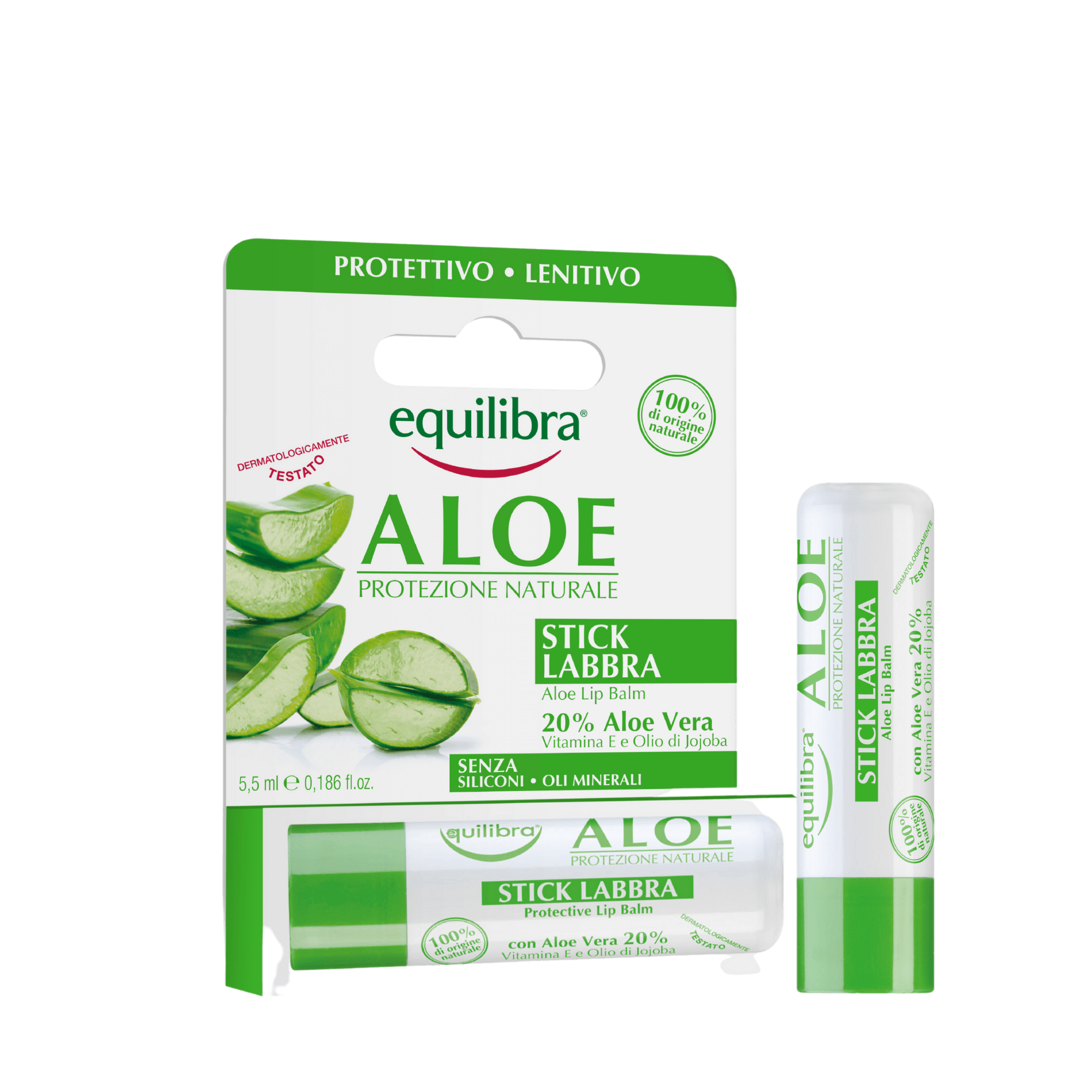 Equilibra Sztyft Aloesowy, do ust, 5,5 ml