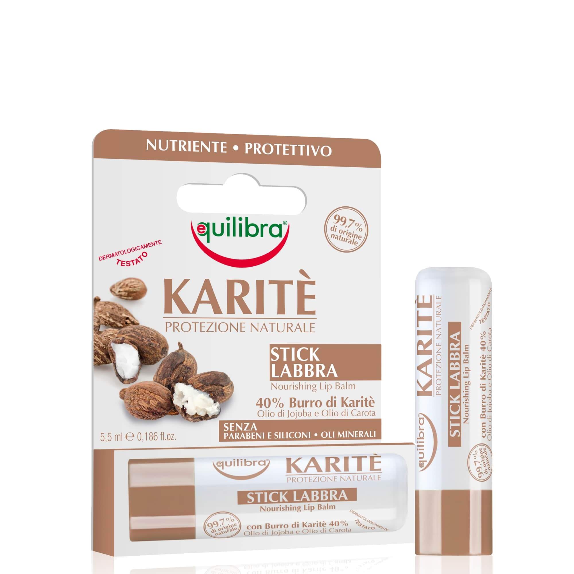 Equilibra Balsam do ust , z masłem shea, 5,5 ml