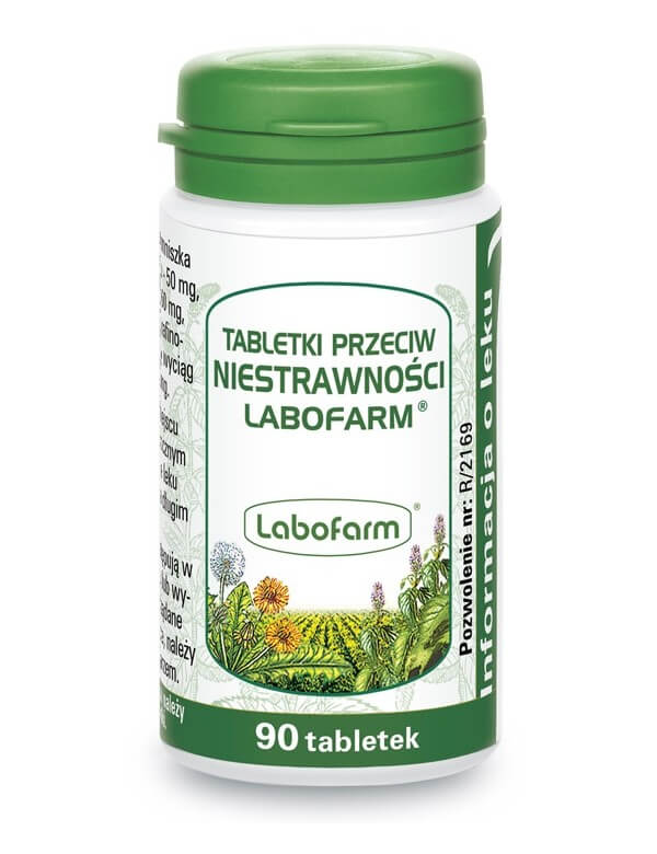 Labofarm tabletki przeciw niestrawności, 90 szt.
