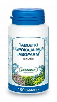Tabletki uspokajające Labofarm, na okresowe trudności z zasypianiem, 150 szt.